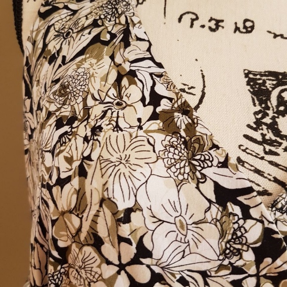 Click Collection Long Sleeveless Dress Floral sz M - Picture 6 of 6